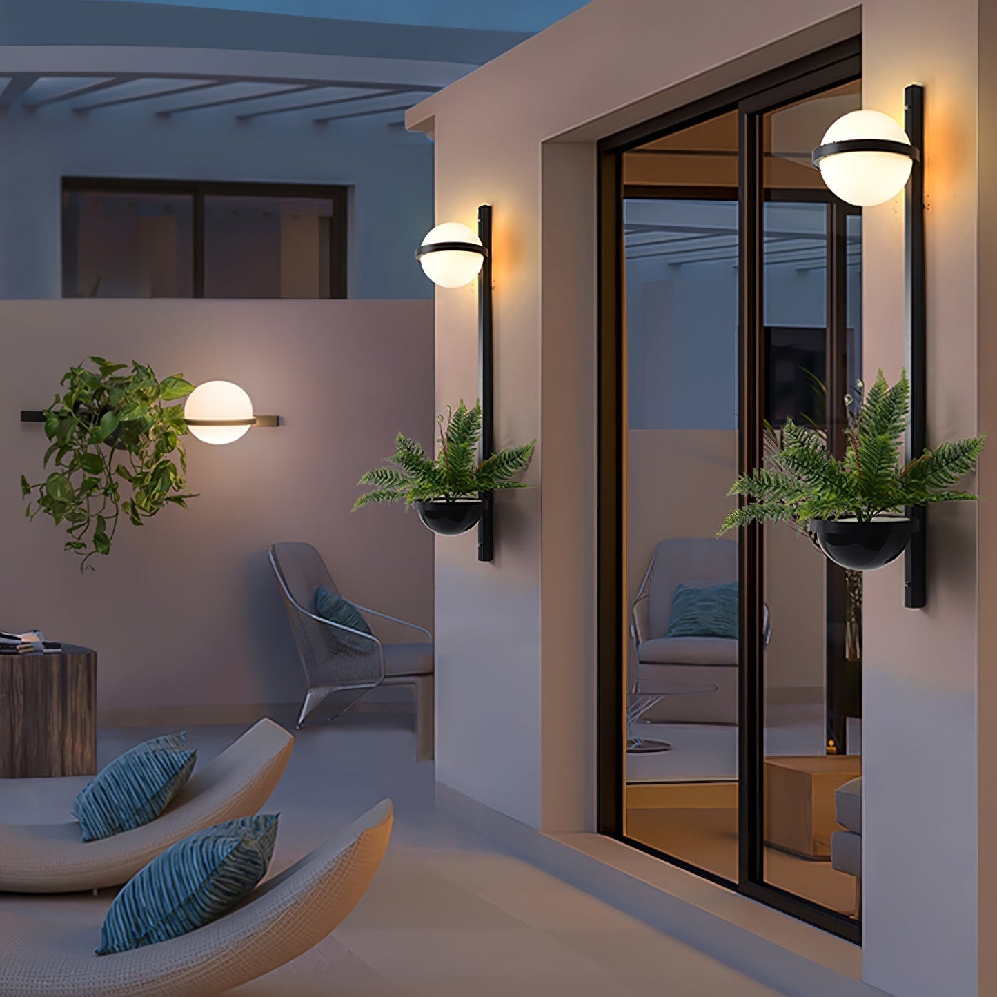 Solstice Buiten Wandlamp