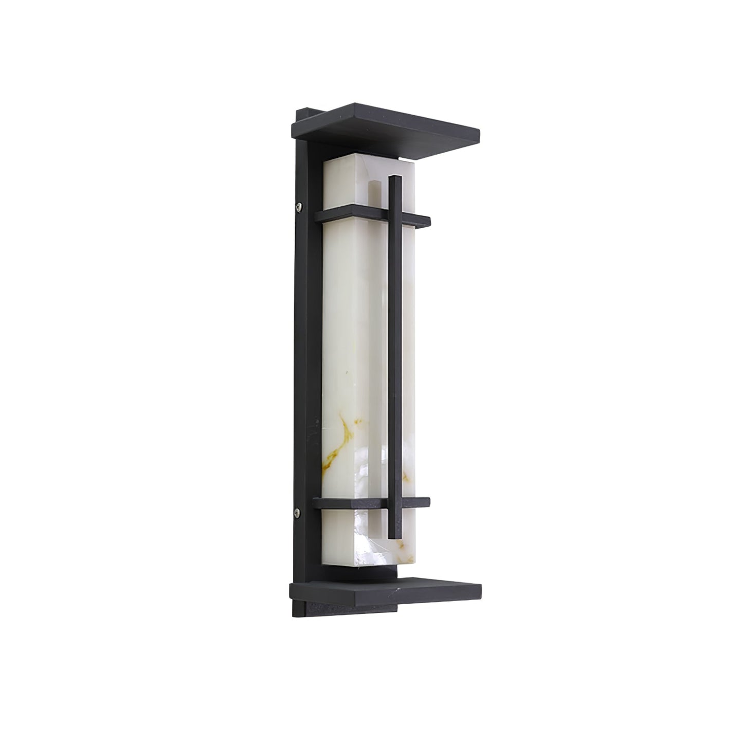 STRAVO Buitenlamp – Moderne LED Wandlamp met Marmer & RVS – Waterdicht IP65