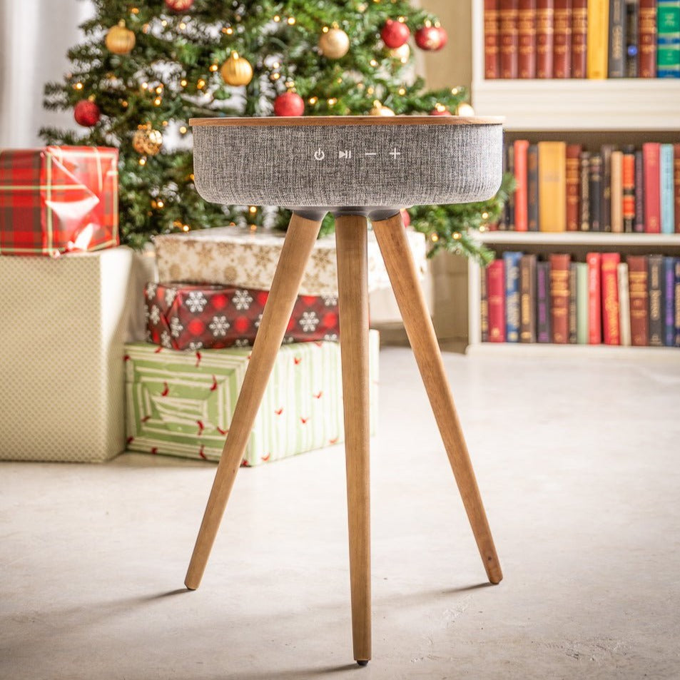 AurisTable | Bluetooth Speaker Bijzettafel – 360° Geluid – Modern & Compact Design – Draadloos
