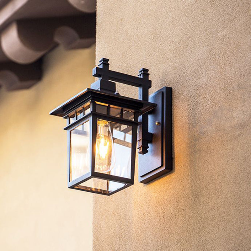 VARENO | Buiten Wandlamp met Verstelbare Kap – Zwart Aluminium – E27 Fitting – Waterbestendig – Ø22/29 cm