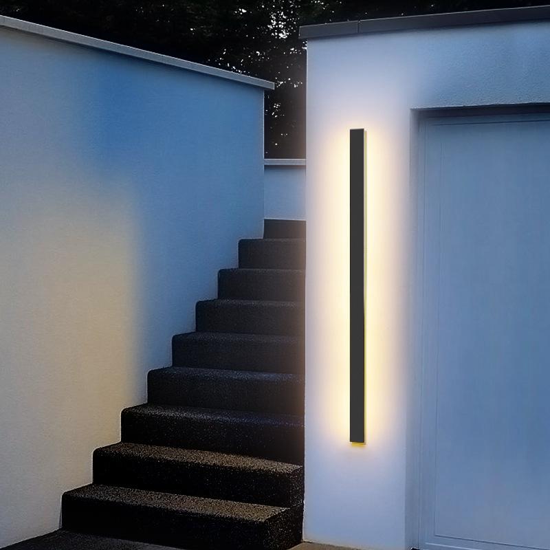 Zwarte Buiten Wandlamp met Dimbare LED Verlichting – Elegante IP65 Wandlamp voor Tuin en Patio 4