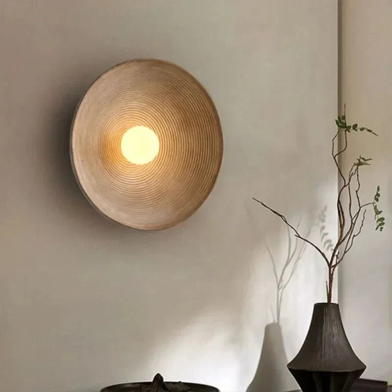 HaruGlow Wandlamp – Natuurlijke Houten Wandverlichting met Warm Licht