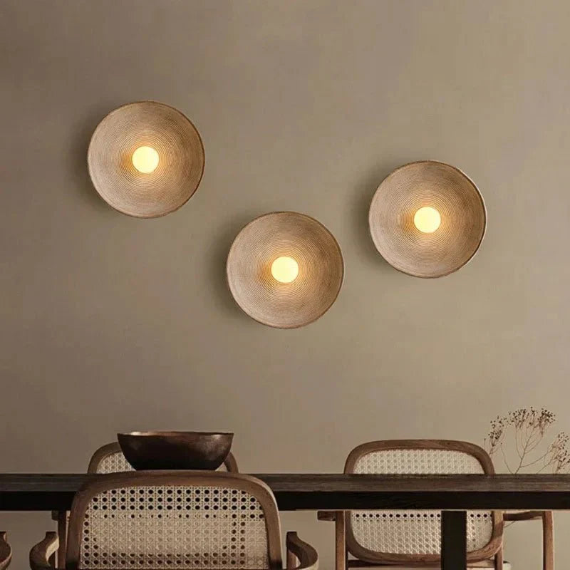 HaruGlow Wandlamp – Natuurlijke Houten Wandverlichting met Warm Licht