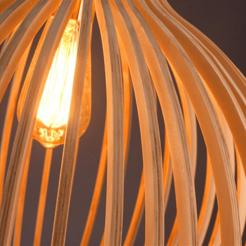 Craftedlight | Sfeervolle Handgemaakte Houten Hanglamp