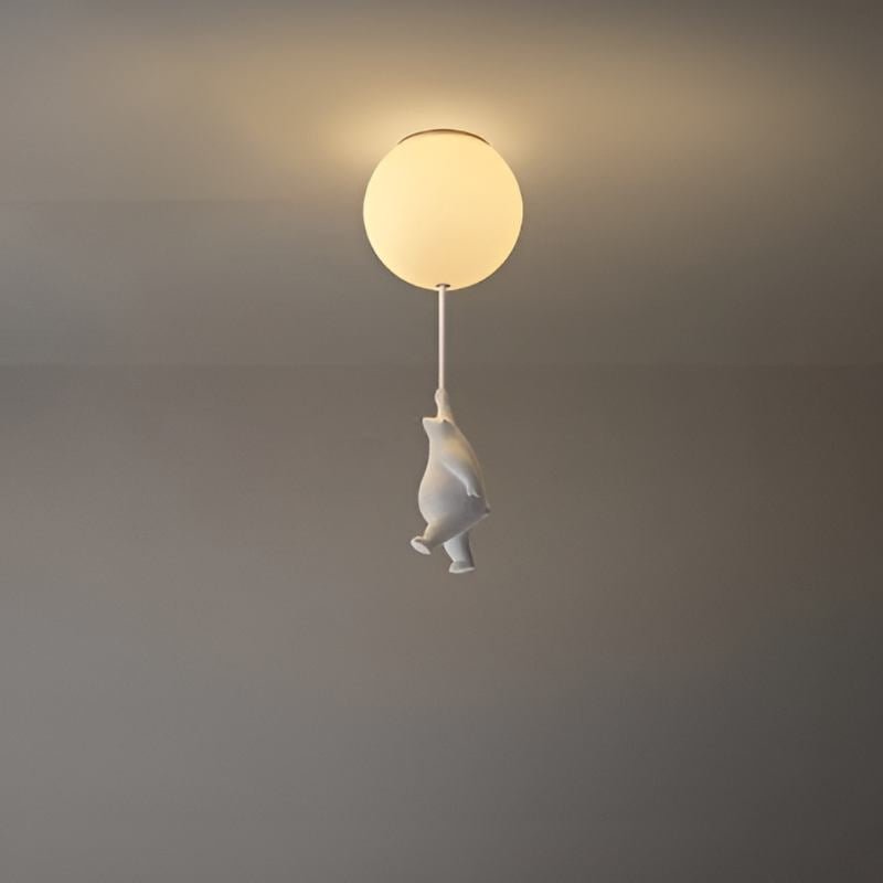 Up – Plafondlamp met Berenballon | Kinderkamer Verlichting | LED | 4 Formaten