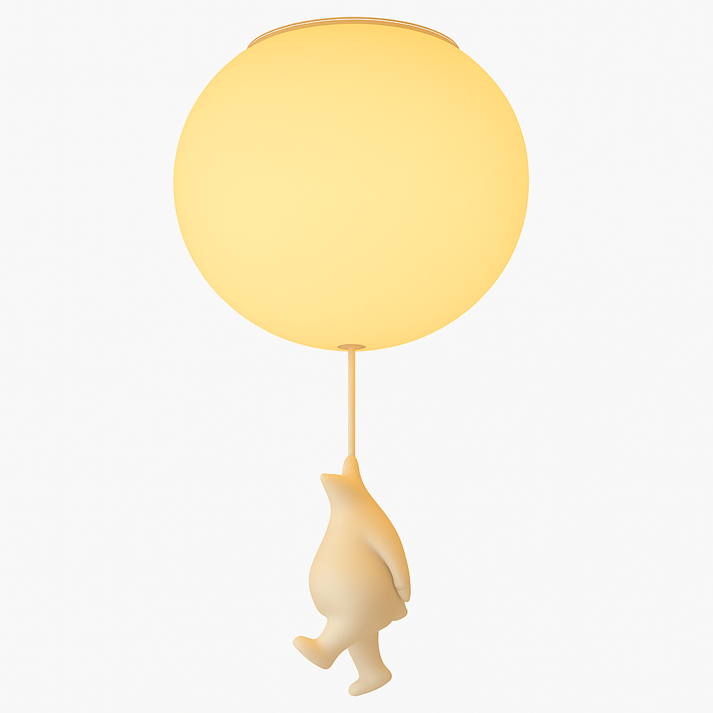Up – Plafondlamp met Berenballon | Kinderkamer Verlichting | LED | 4 Formaten