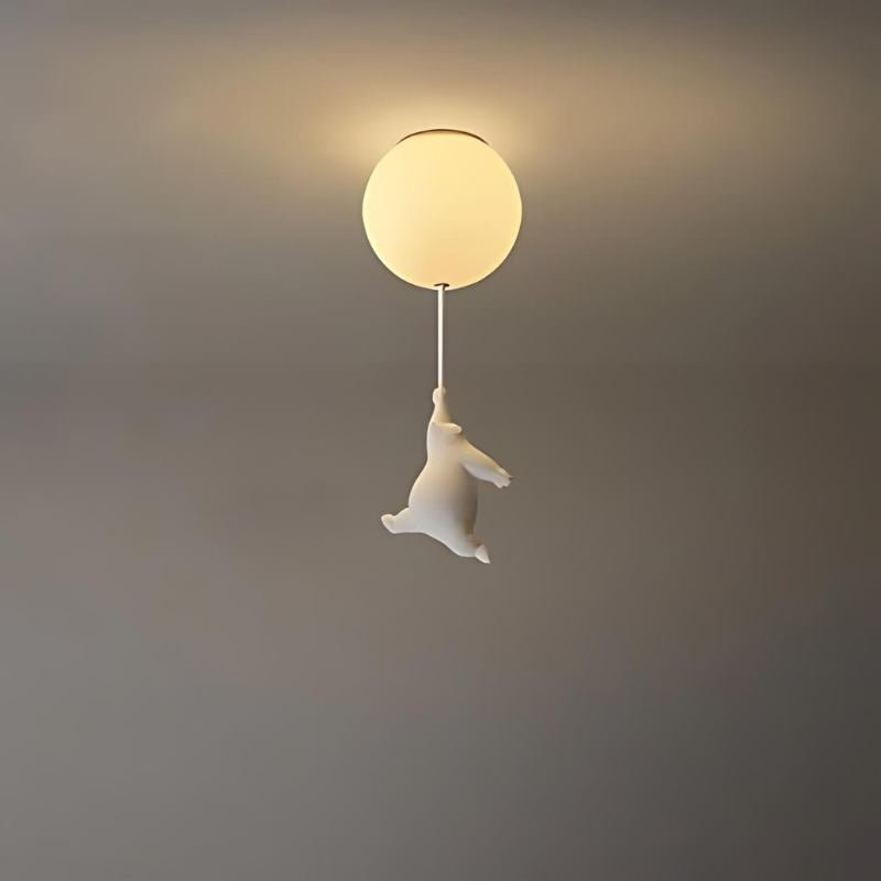 Up – Plafondlamp met Berenballon | Kinderkamer Verlichting | LED | 4 Formaten
