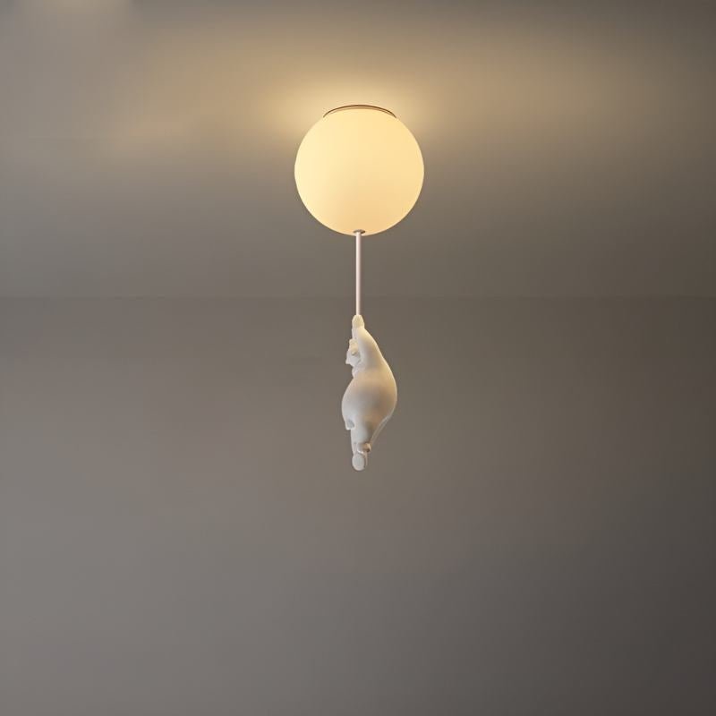 Up – Plafondlamp met Berenballon | Kinderkamer Verlichting | LED | 4 Formaten