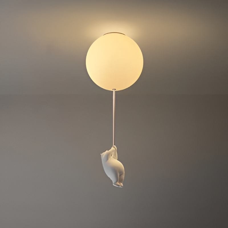 Up – Plafondlamp met Berenballon | Kinderkamer Verlichting | LED | 4 Formaten