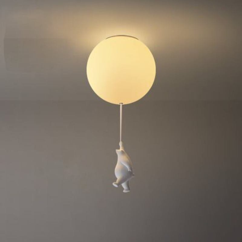 Up – Plafondlamp met Berenballon | Kinderkamer Verlichting | LED | 4 Formaten