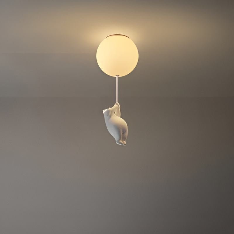 Up – Plafondlamp met Berenballon | Kinderkamer Verlichting | LED | 4 Formaten