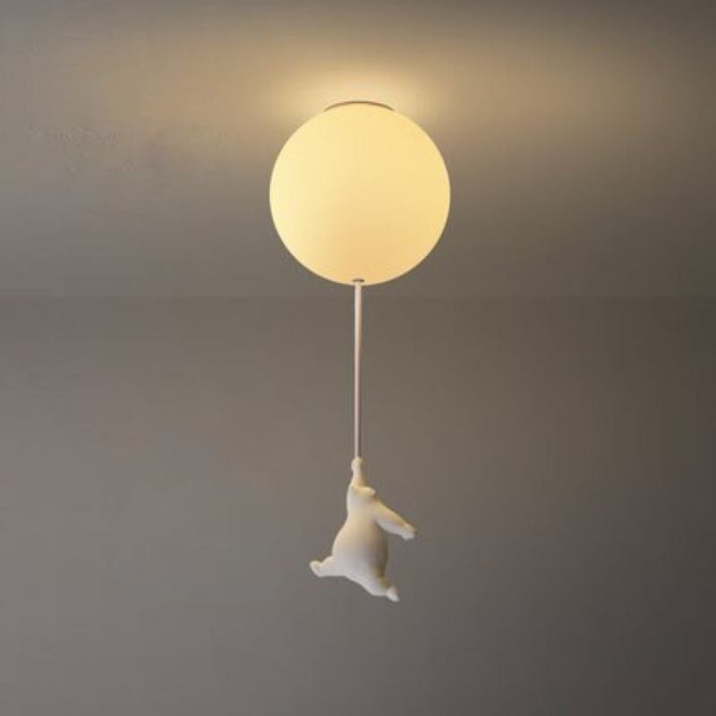 Up – Plafondlamp met Berenballon | Kinderkamer Verlichting | LED | 4 Formaten