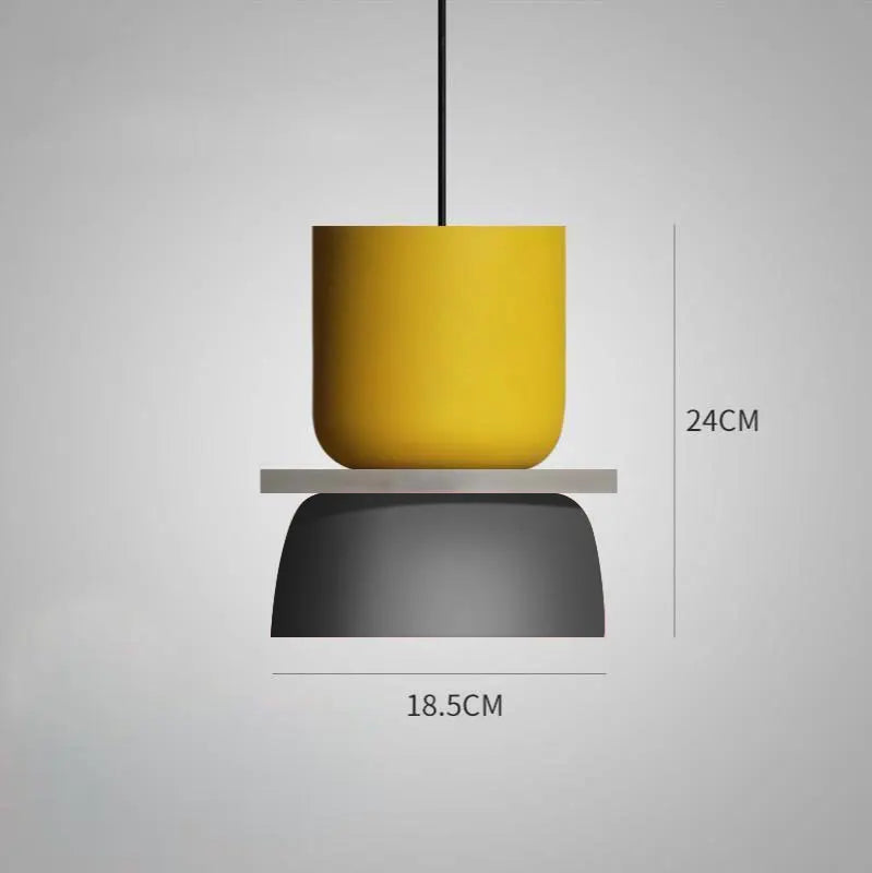 LuminaGlow - Moderne Hanglamp in Scandinavische Macaron Stijl