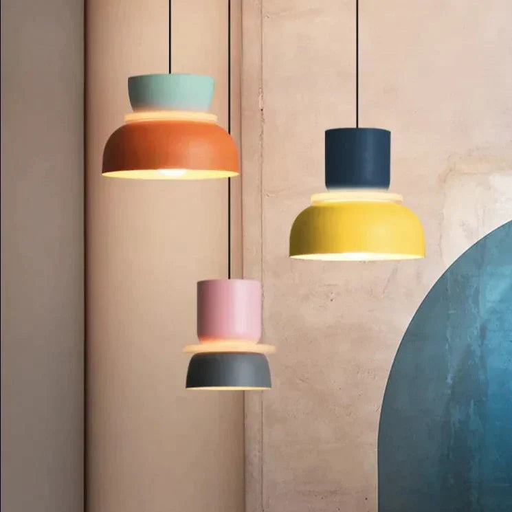LuminaGlow - Moderne Hanglamp in Scandinavische Macaron Stijl