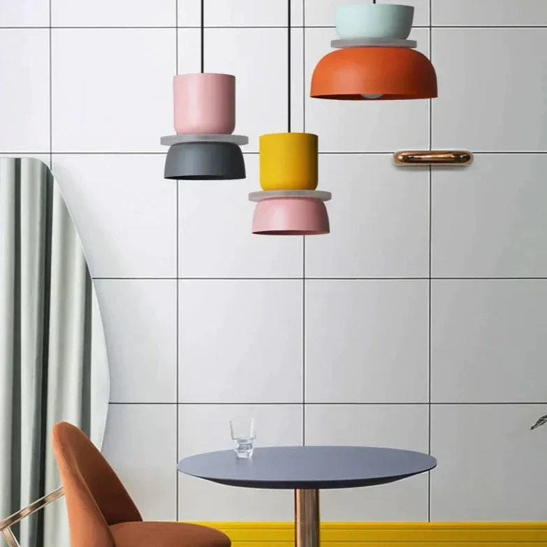 LuminaGlow - Moderne Hanglamp in Scandinavische Macaron Stijl