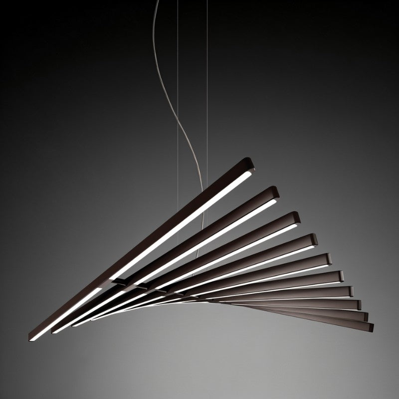 Waves Chandelier | Draaibare Design Hanglamp – 2700K-6500K – Verstelbaar & Stijlvol