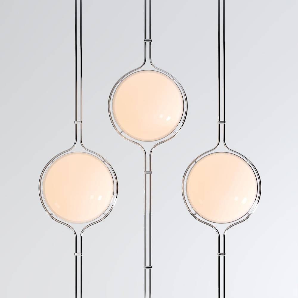 ZuruLume – Design Staande Plafondlamp – Verstelbare Hoogte – Acryl & Metaal – Moderne Sfeerverlichting