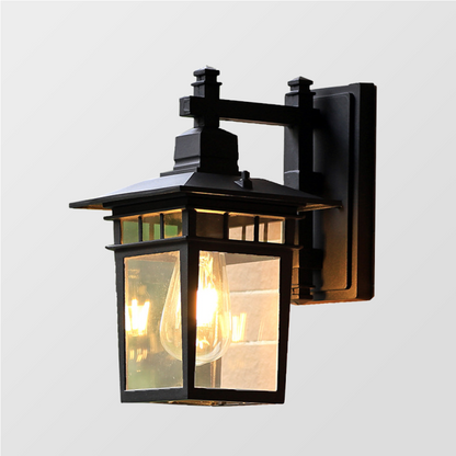 VARENO | Buiten Wandlamp met Verstelbare Kap – Zwart Aluminium – E27 Fitting – Waterbestendig – Ø22/29 cm