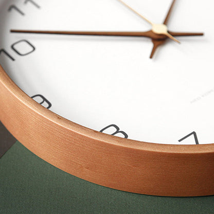 Auralis | Wanddecoratie Houten Klok voor Thuis