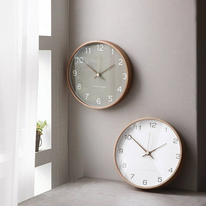 Auralis | Wanddecoratie Houten Klok voor Thuis