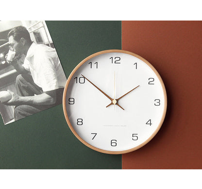 Auralis | Wanddecoratie Houten Klok voor Thuis