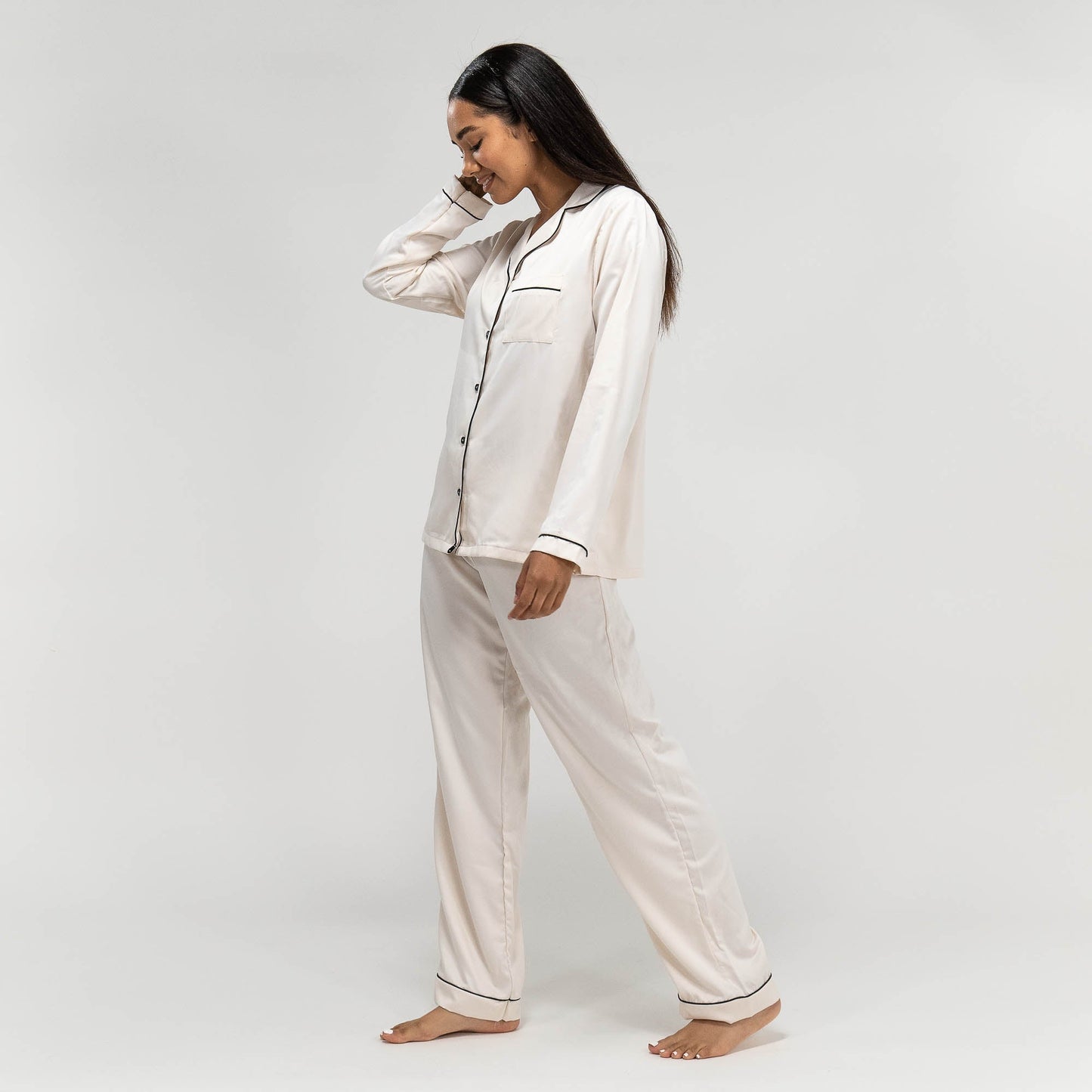 Almary | Luxe Satijnen Dames Pyjama Set