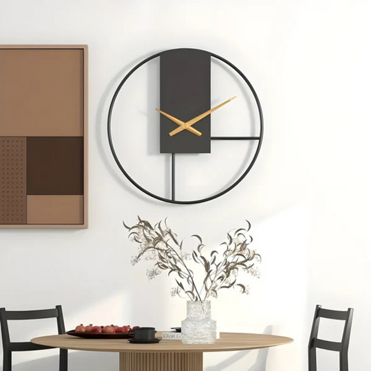 Aurum - Minimalistische Wandklok | Stijlvol & Geluidloos