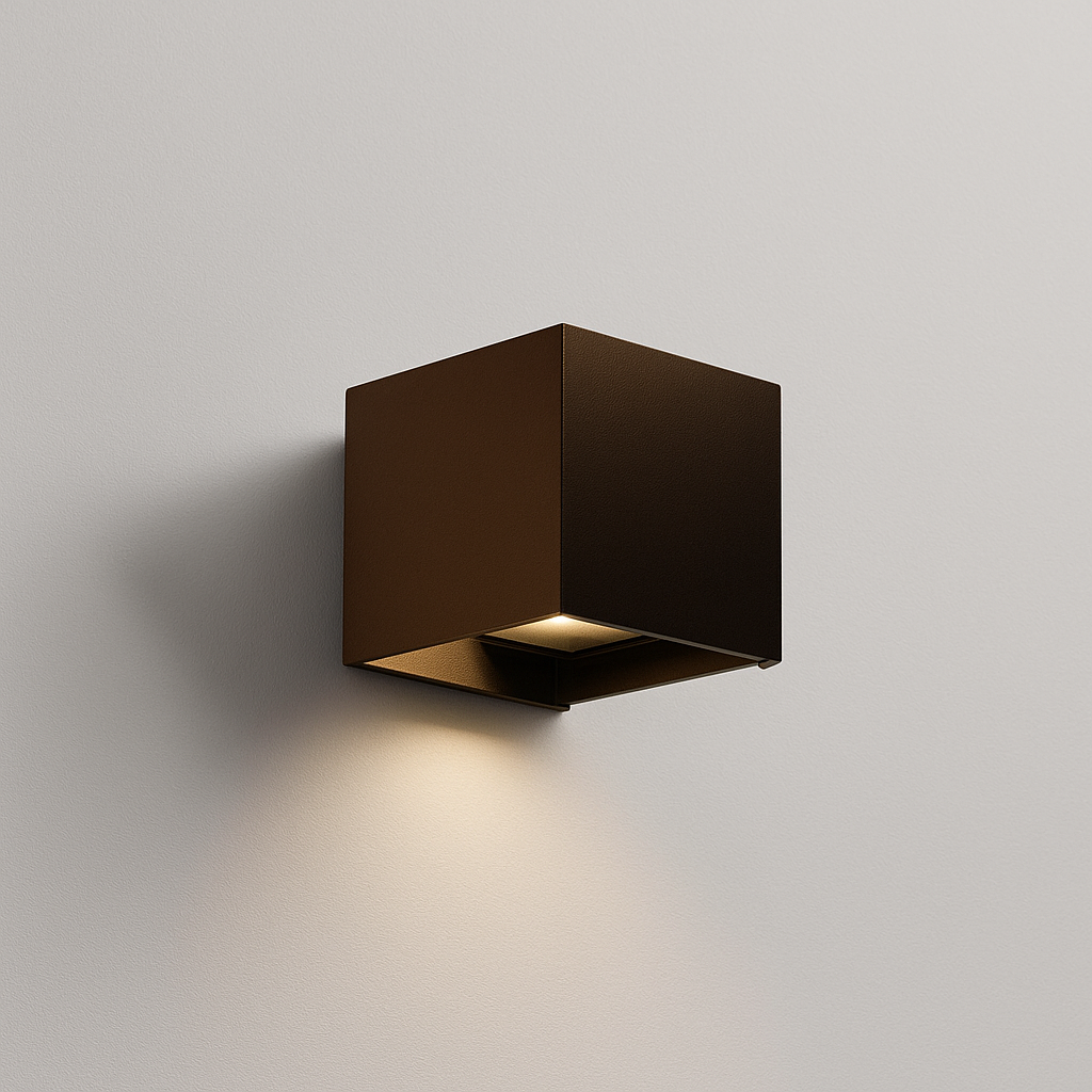 Veyronis | Dimbare Moderne Buitenlamp Vierkant – IP65 Waterdicht LED Wandlamp 7W