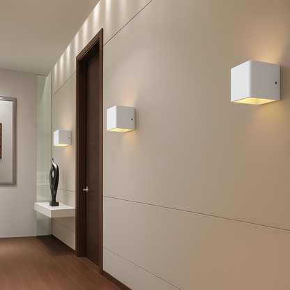 Veyronis | Dimbare Moderne Buitenlamp Vierkant – IP65 Waterdicht LED Wandlamp 7W