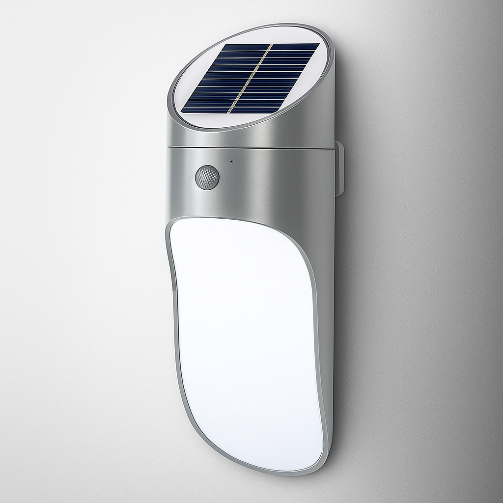SolaréLume – Zonne-energie Wandlamp in Europese Stijl met Bewegingssensor