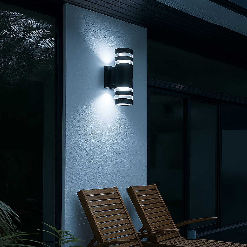 TORCHA | Moderne Wandlamp – Waterdicht Aluminium – Ontwerp door Johnathen Wooley – Voor Binnen & Buiten