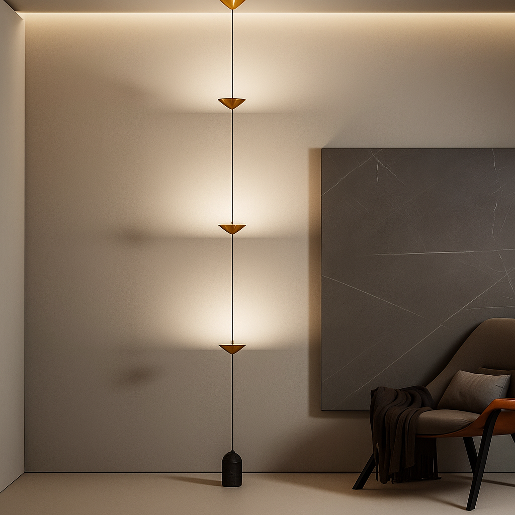 Keilana – Minimalistische Vloer-tot-Plafondlamp