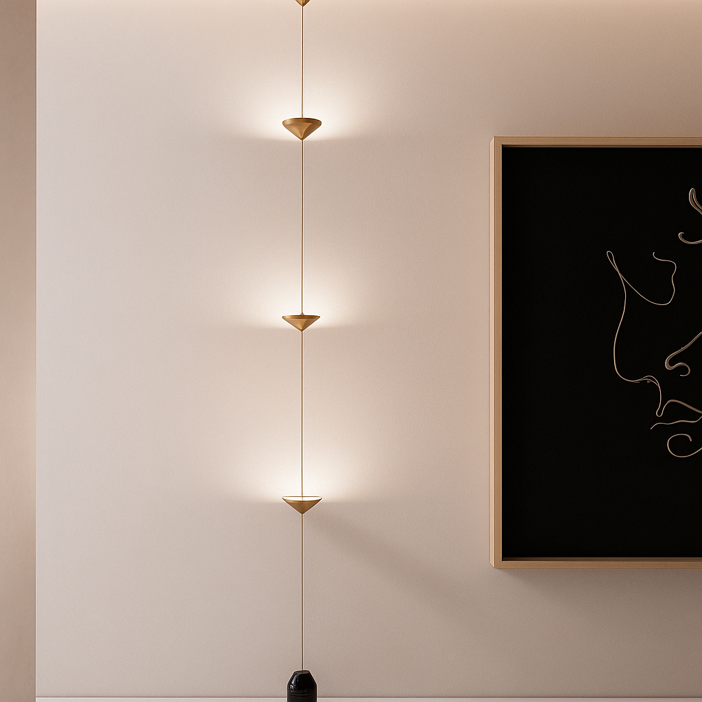 Keilana – Minimalistische Vloer-tot-Plafondlamp