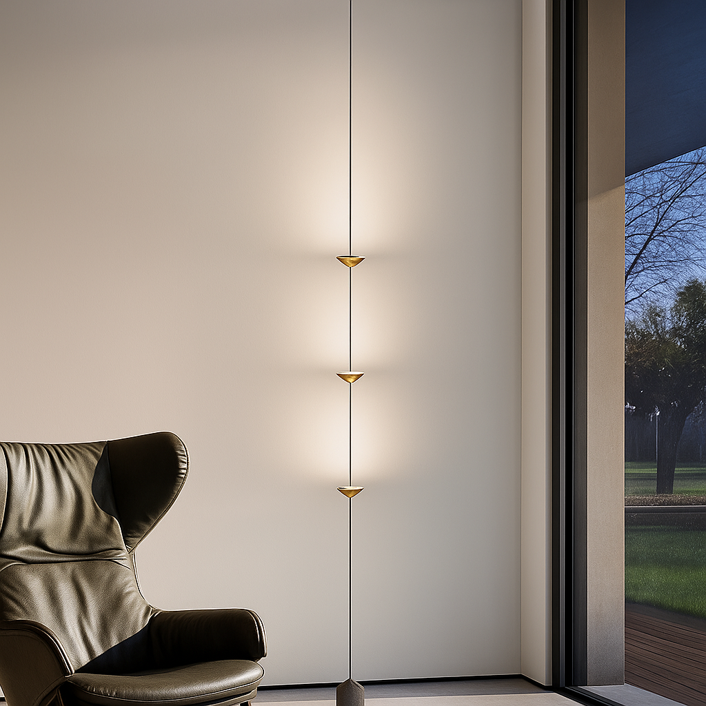 Keilana – Minimalistische Vloer-tot-Plafondlamp