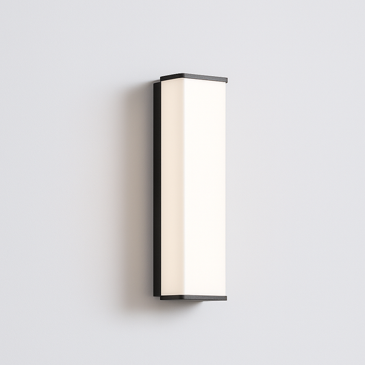 Zyphora | Luxe LED Buitenlamp in Zwart Roestvrij Staal – Met Bewegingssensor – Modern & Weerbestendig