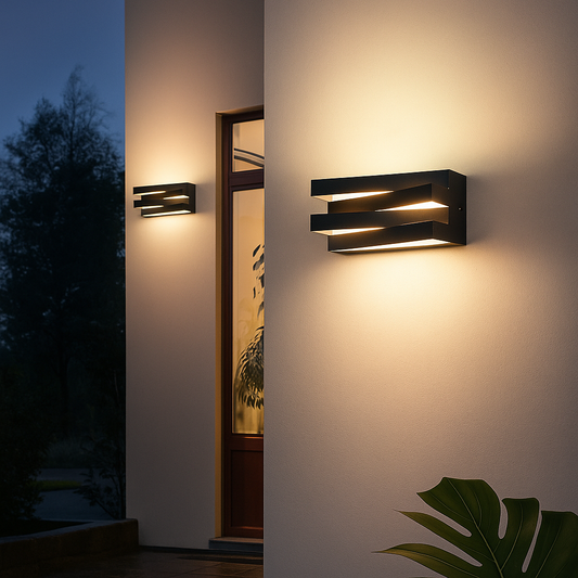 Ziggy Zag Lamp – Moderne Buitenlamp IP65 | LED | Zwart of Wit | 2 Formaten