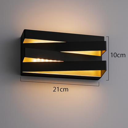 Ziggy Zag Lamp – Moderne Buitenlamp IP65 | LED | Zwart of Wit | 2 Formaten