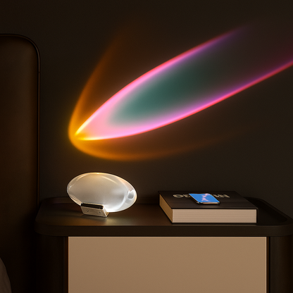 Crystal Eye – Tafellamp met Kristaleffect | 3 Lichtstanden | LED