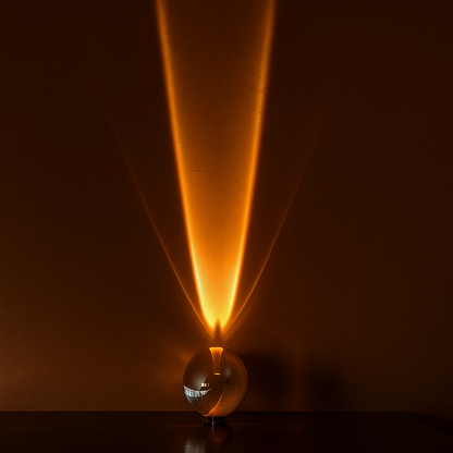 Crystal Eye – Tafellamp met Kristaleffect | 3 Lichtstanden | LED