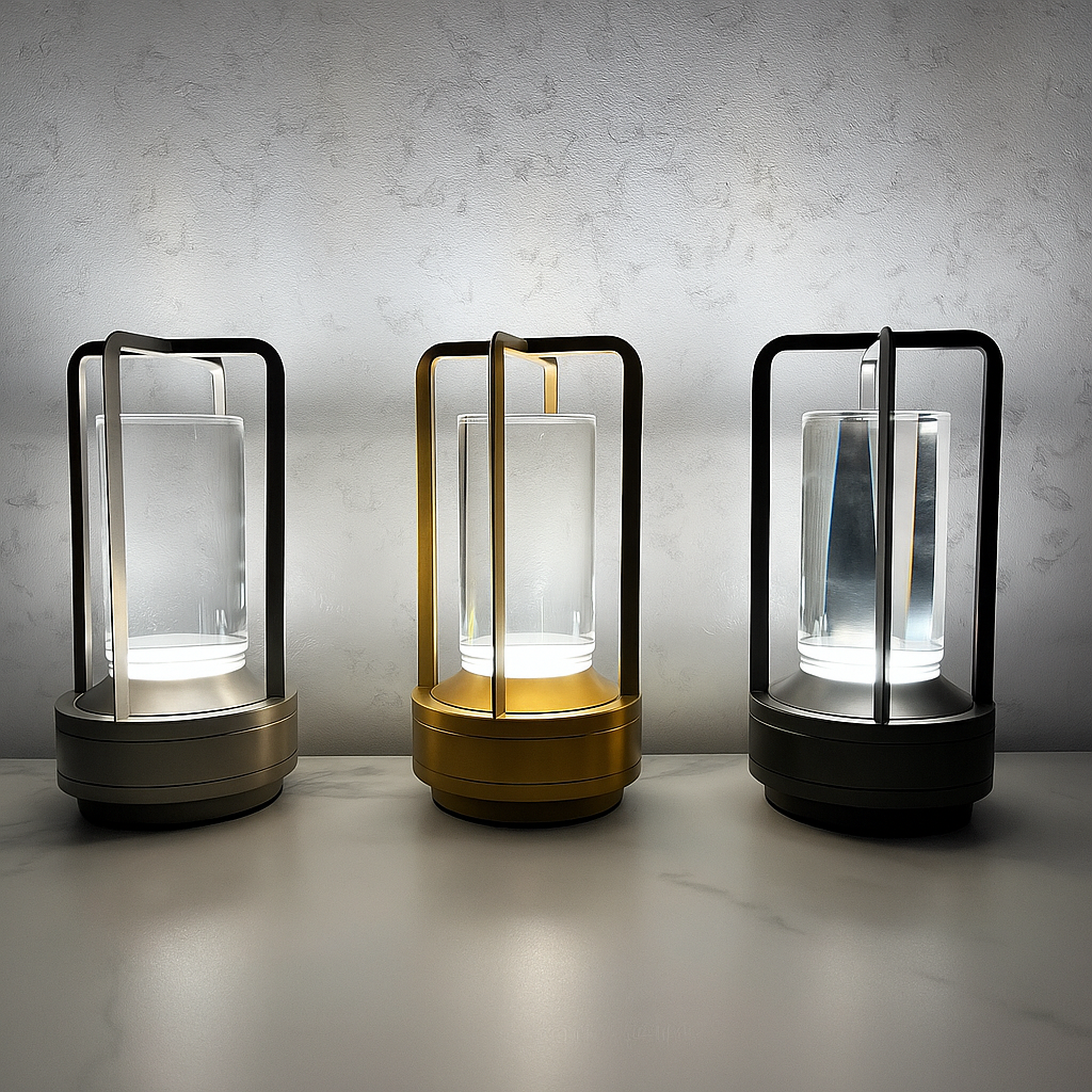 LumenAura | Draadloze LED-Lantaarn met Dimbaar Licht