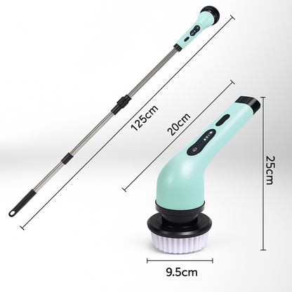 SpinMopX™ – Elektrische Reinigingsborstel met Display (9-in-1)