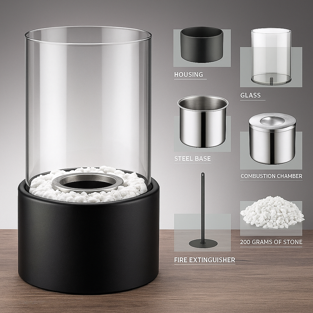 CozyFlame – Sfeervolle warmte, zonder rook of gedoe