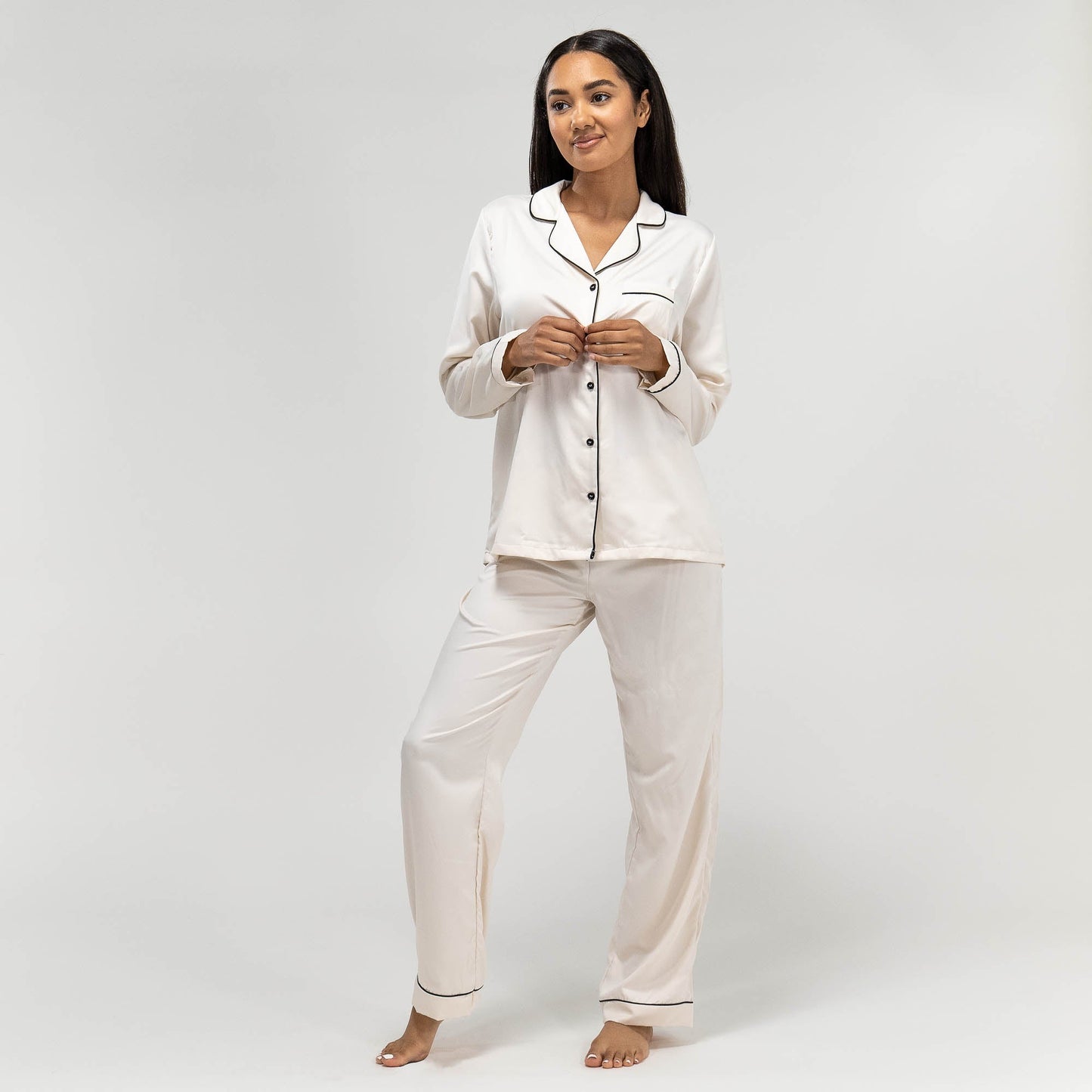 Almary | Luxe Satijnen Dames Pyjama Set