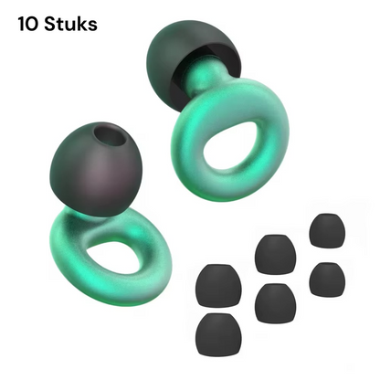 ZenSilence™ | Siliconen Oordopjes voor Slaap, Werk & Zwemmen (4 maten)