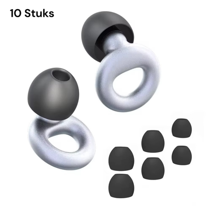 ZenSilence™ | Siliconen Oordopjes voor Slaap, Werk & Zwemmen (4 maten)