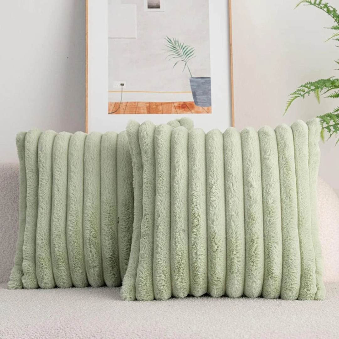 Zlina | Pluche Kussenhoes – Zacht & Stijlvol – 45x45 cm