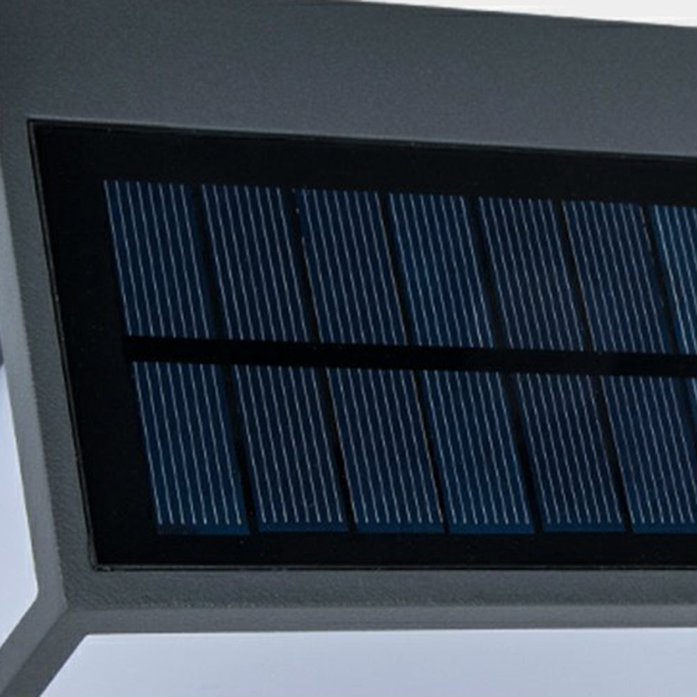 LYNORA Solar Wandlamp – Rechthoekig Acryl Design met Bewegingssensor – IP65 – LED Buitenlamp