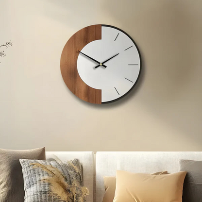 Oud - Grote Houten Wandklok