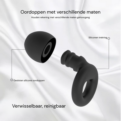 ZenSilence™ | Siliconen Oordopjes voor Slaap, Werk & Zwemmen (4 maten)