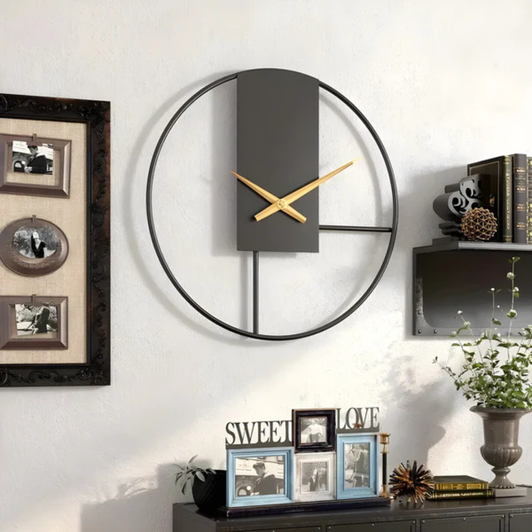 Aurum - Minimalistische Wandklok | Stijlvol & Geluidloos
